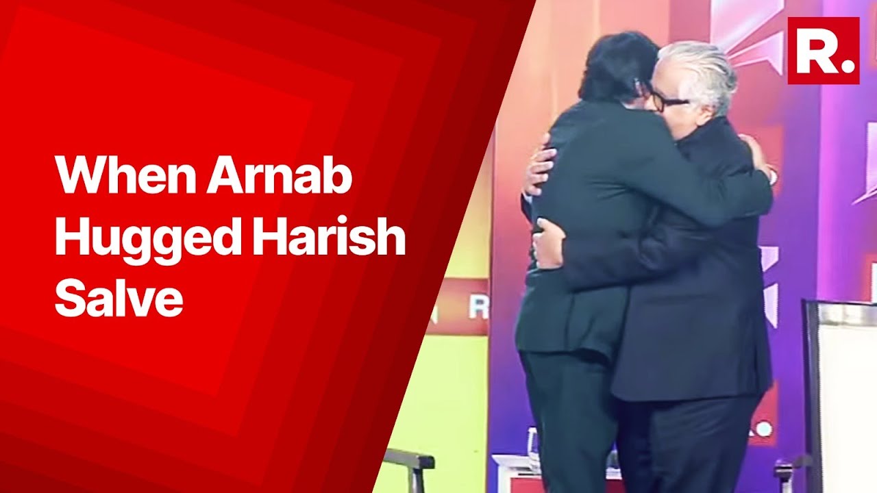 Watch: When An Emotional Arnab Thanked Harish Salve For Fighting For Republic