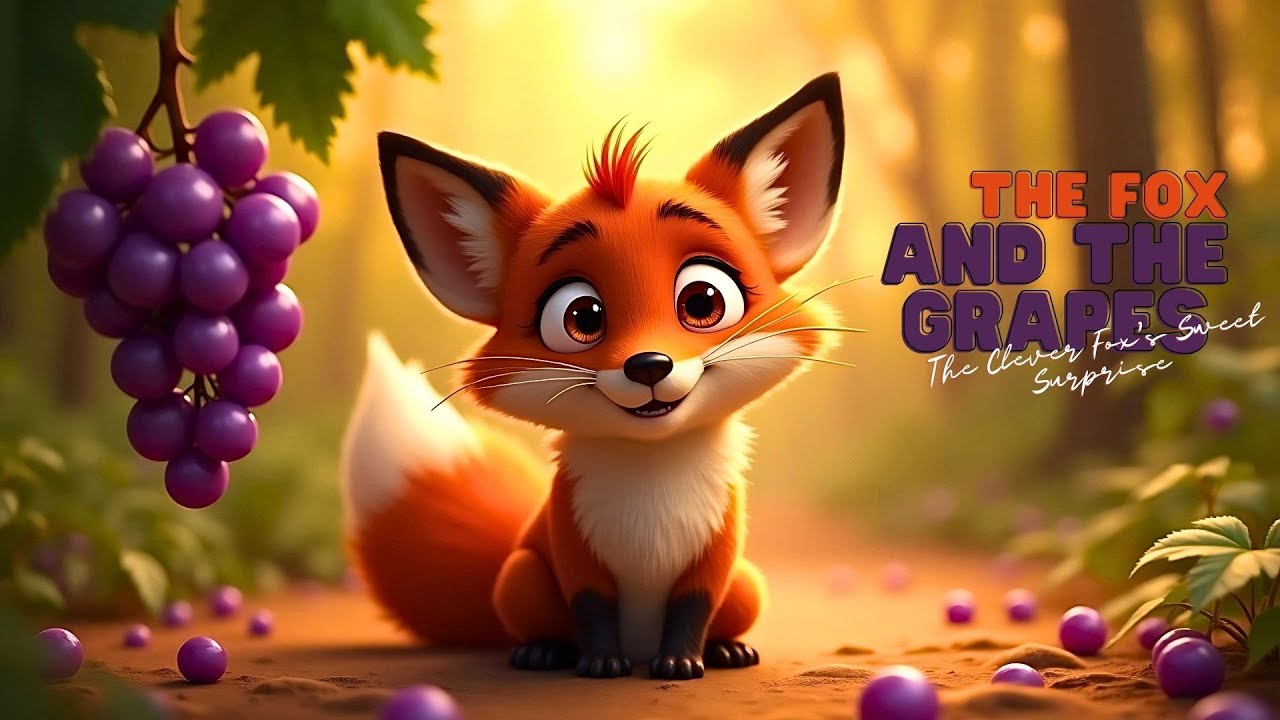 🦊 The Clever Fox&rsquo;s Secret Trick! 🍇✨ | A Magical Fable!