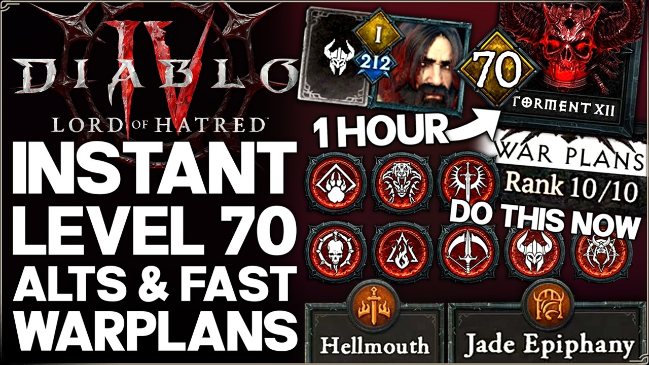 Diablo 4 &mdash; Как МГНОВЕННО прокачать ЛЮБОЙ класс с 1 уровня до Torment 12 &mdash; Быстрый и простой гайд ...