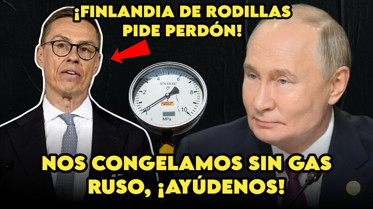 FINLANDIA SE CONGELA SIN GAS: EN HELSINKI PIDEN AYUDA A RUSIA