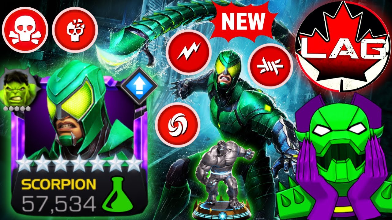NEW 7⭐SCORPION🦂BEST SCIENCE CHAMP?? UNREAL Gameplay Showcase So Versatile! 2025 Banquet/Gala! - MCOC