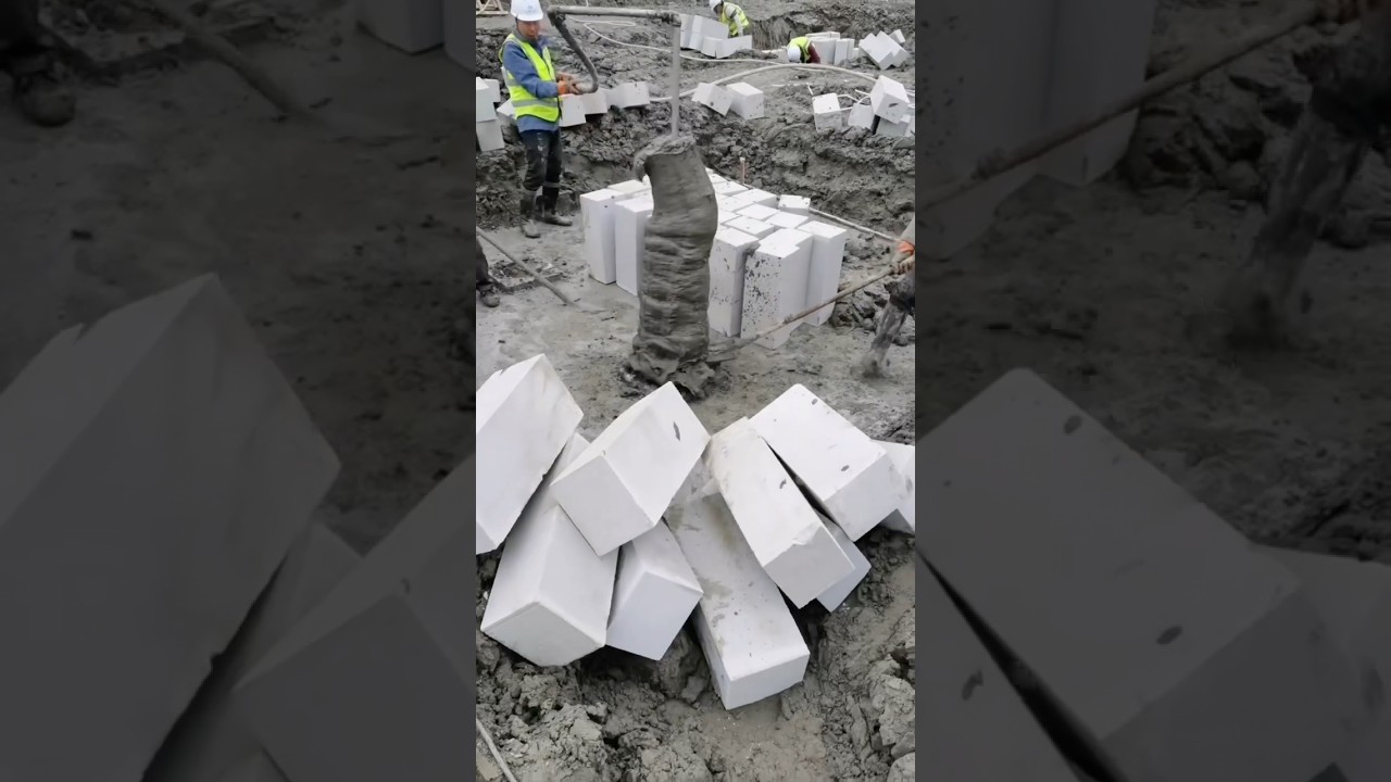 Bored Pile Cleaning Process #shortsviral #pilefoundation #civilengineeringbasics