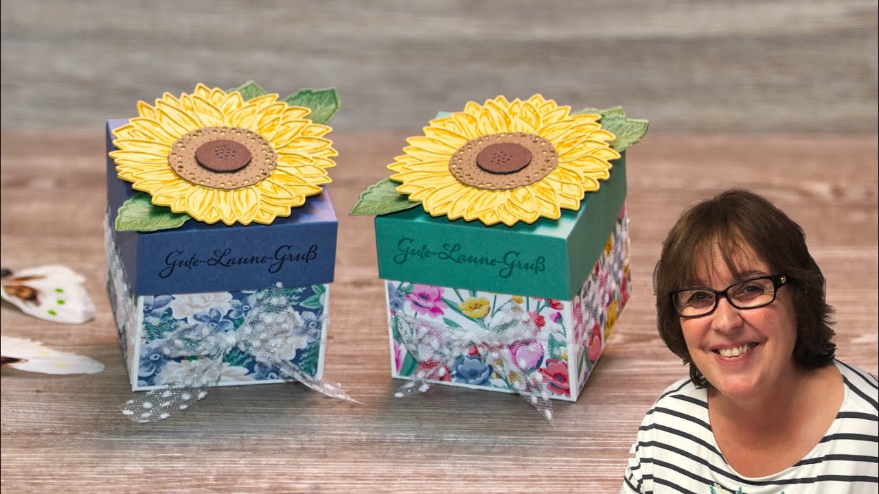 Frühlingshafte Sonnenblumen Box・Neues Produktpaket Gute-Laune-Gruß・Stampin’ Up!