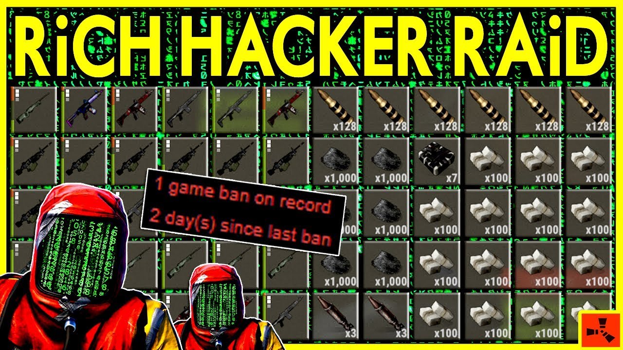 Rust RAiDiNG RiCH HACKERS - Wealthy Revenge Raid (Jackpot Raids Loot)
