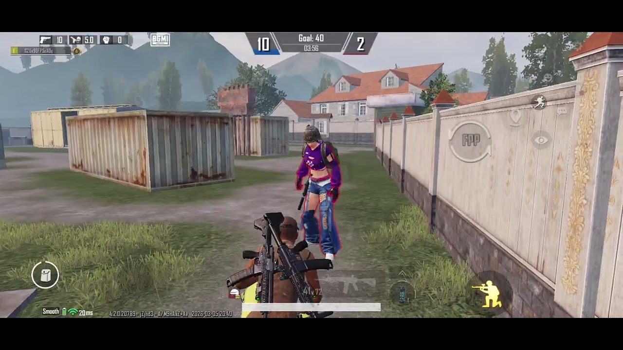 1v1 with erangle player 🫡#like #subscribe 