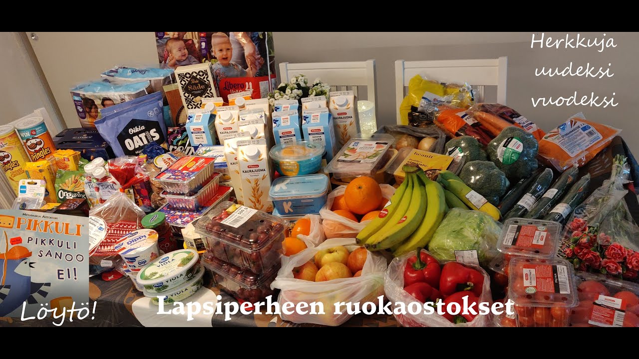 LAPSIPERHEEN RUOKAOSTOKSET 5 | Onnestaunelma