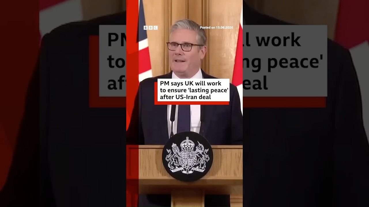 PM says UK will work to ensure 'lasting peace' after US-Iran deal. #BBCNews