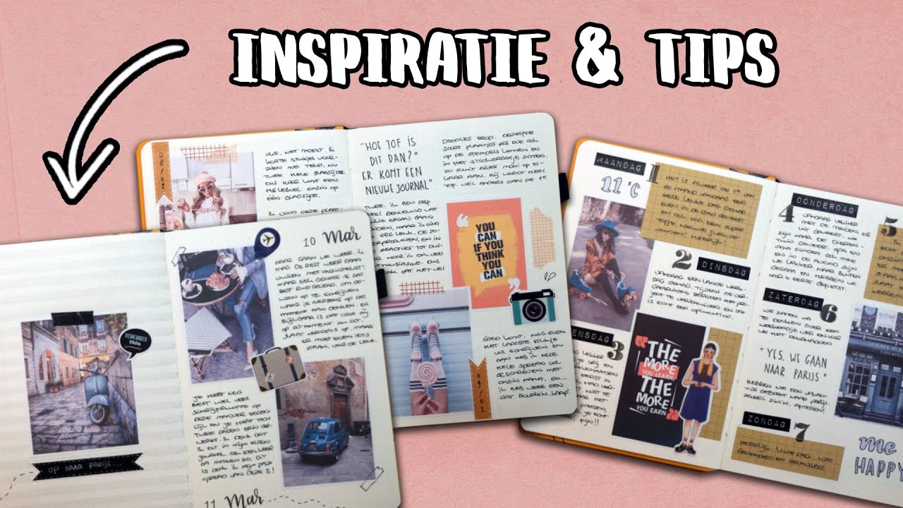 Heel veel JOURNAL INSPIRATIE en TIPS - Journal with Me