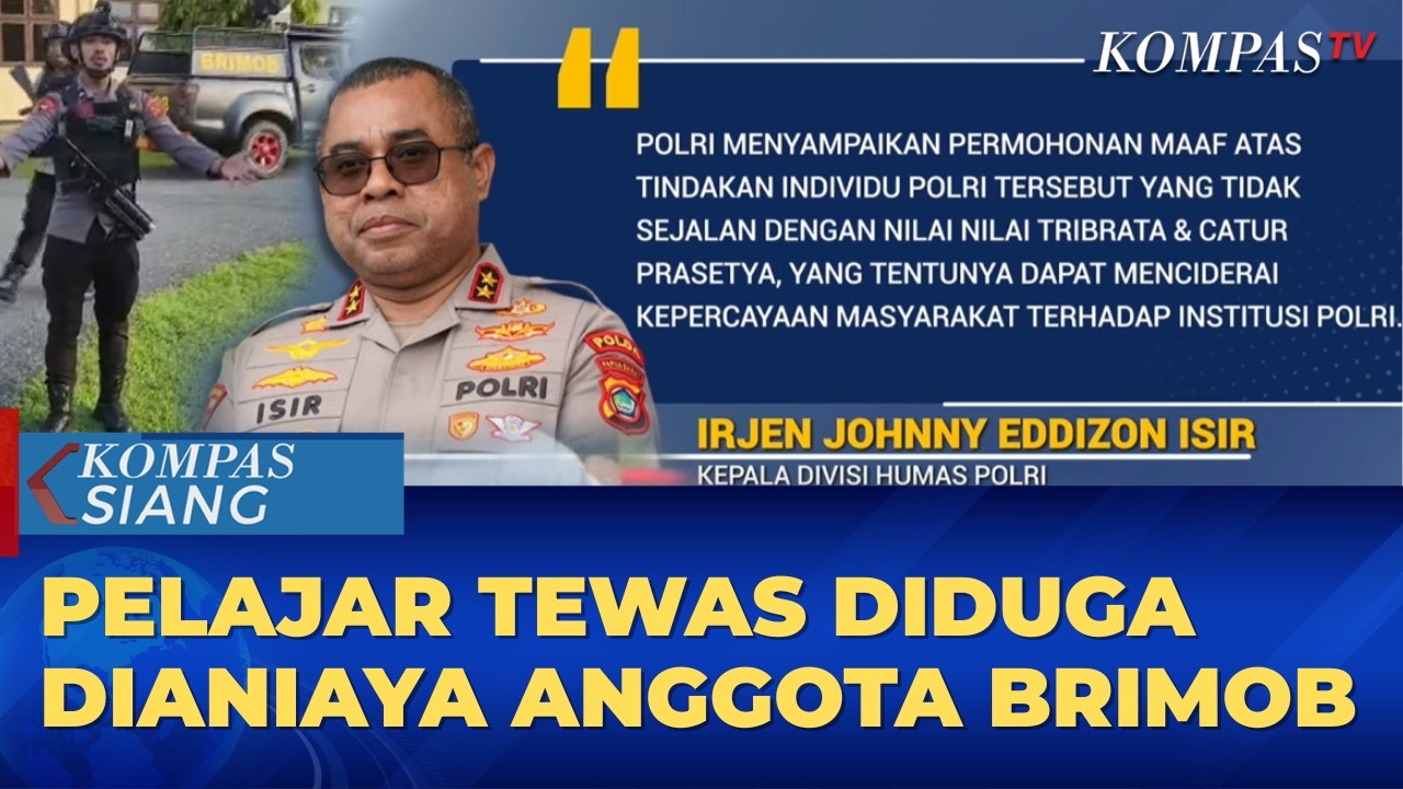 Kematian Siswa Diduga Dianiaya Brimob di Tual Maluku | KOMPAS SIANG