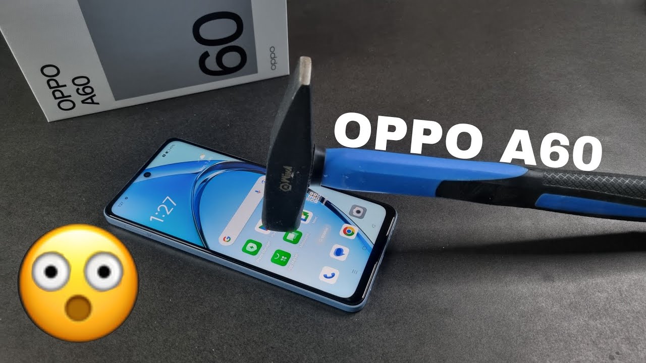 Oppo A60 Screen Scratch & Durability Test 🔨🛠️