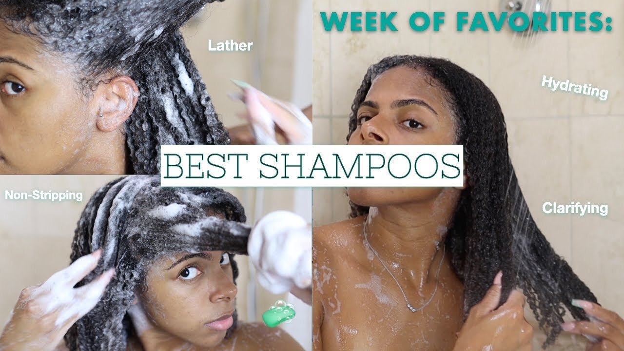 BEST Non-Stripping Shampoos for Natural Hair 🧼 | Week of Favorites 🙌🏾 | Type 4 Friendly!!