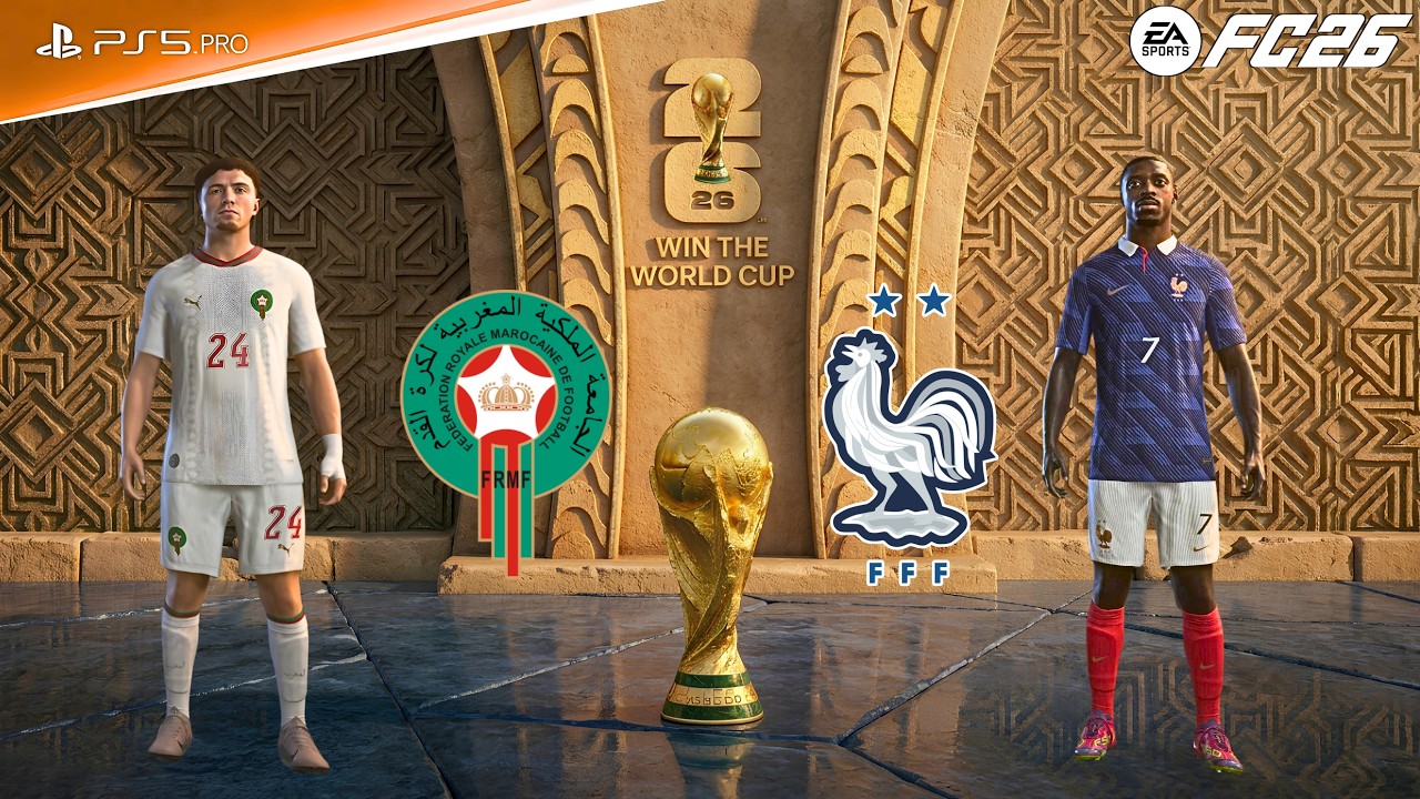 FC 26 Марокко &mdash; Франция | Четвертьфинал Чемпионата мира FIFA | Эпическая битва Ашрафа Хакими прот...