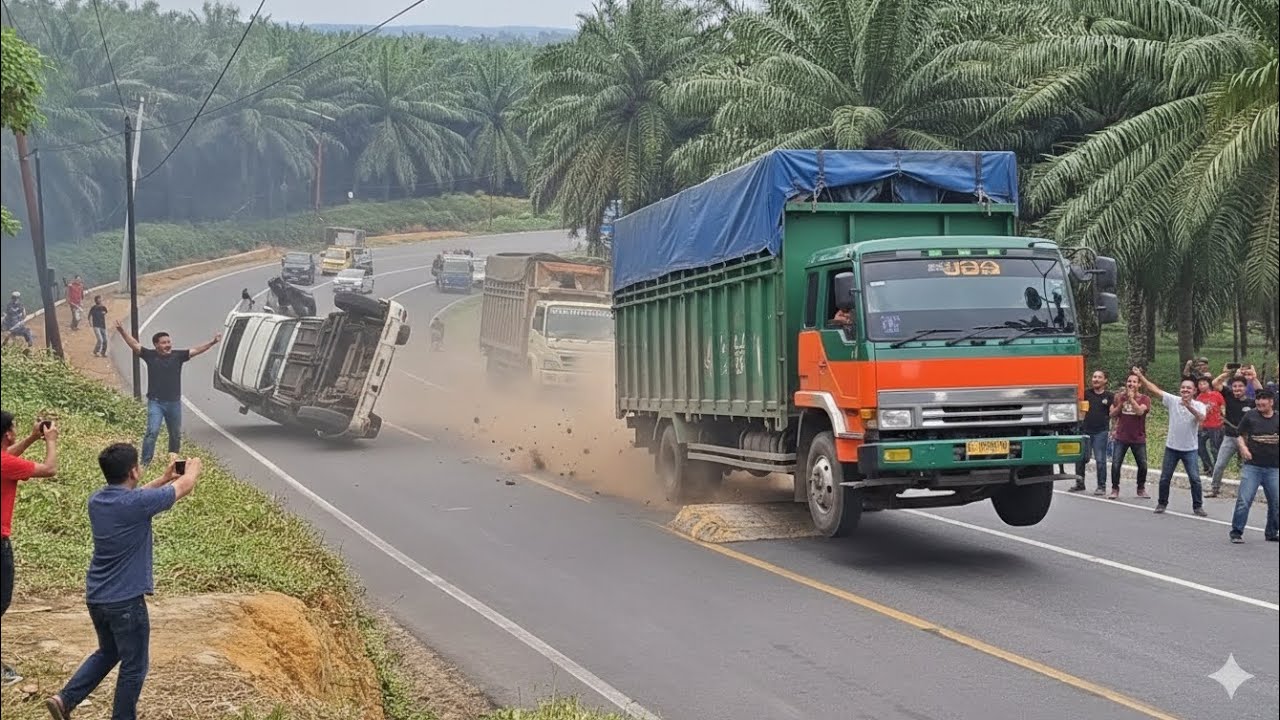 TARUHAN NYAWA Para Sopir Saat Melintas Di Bukit Kodok