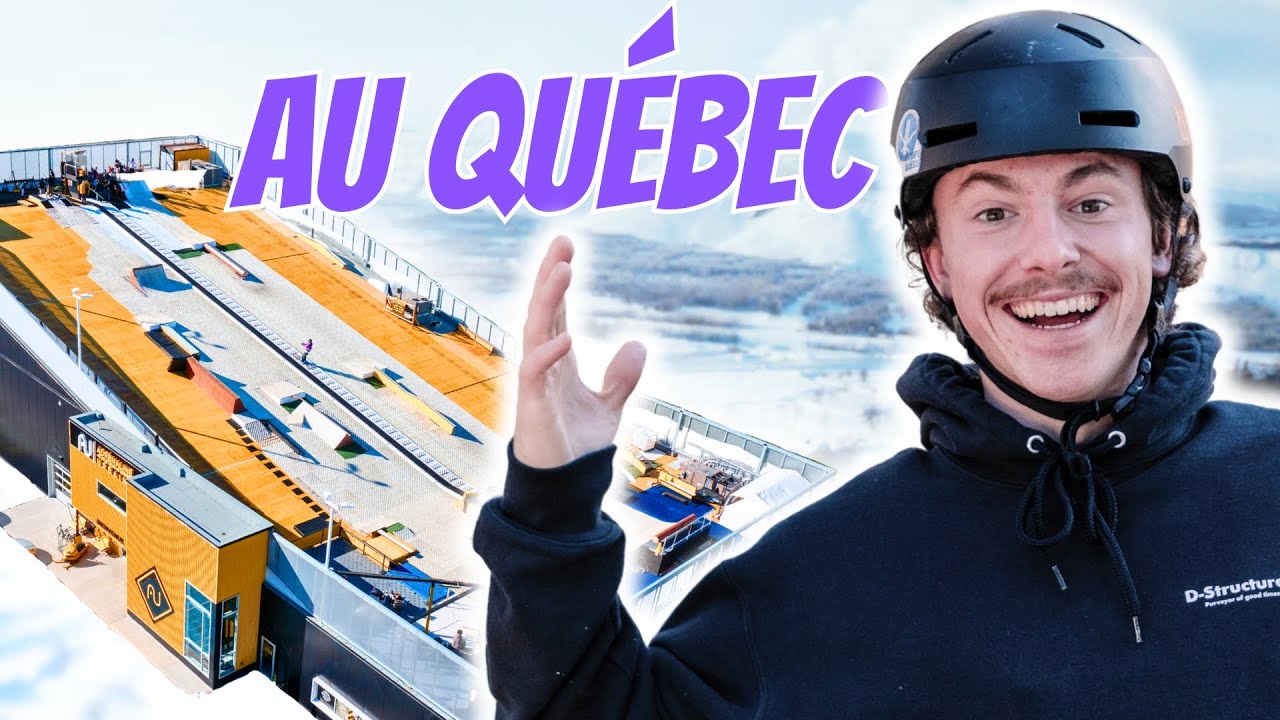 J'ai SKI&Eacute; le toit le plus FOU EVER 🤯 ICI m&ecirc;me !