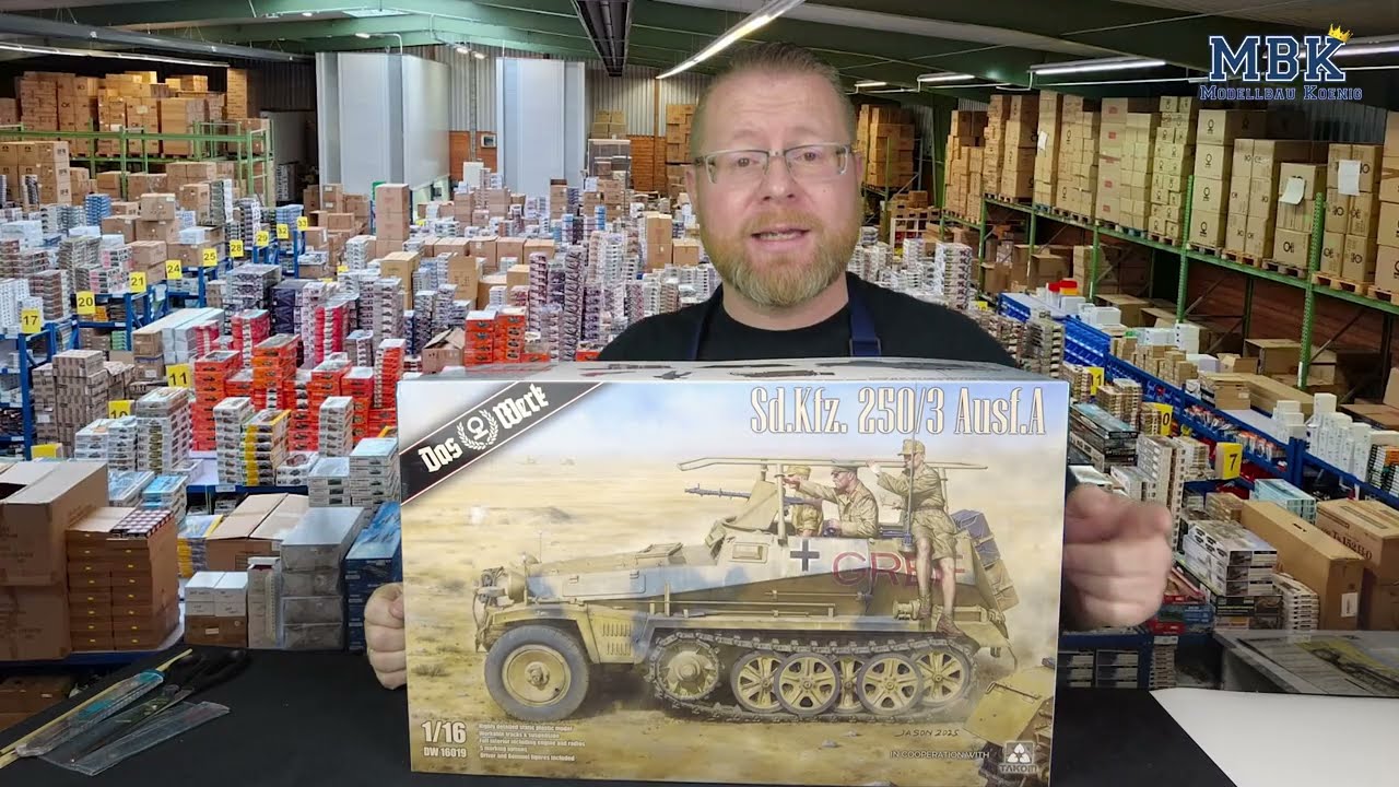 Wenn Wünsche wahr werden - Sd.Kfz. 250/3 in 1:16 von Das Werk! - MBK packt aus SPEZIAL (DW16019)