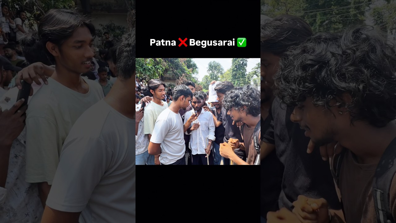 Delhi ❌ Begusarai ✅ #protest #begusarai #shorts