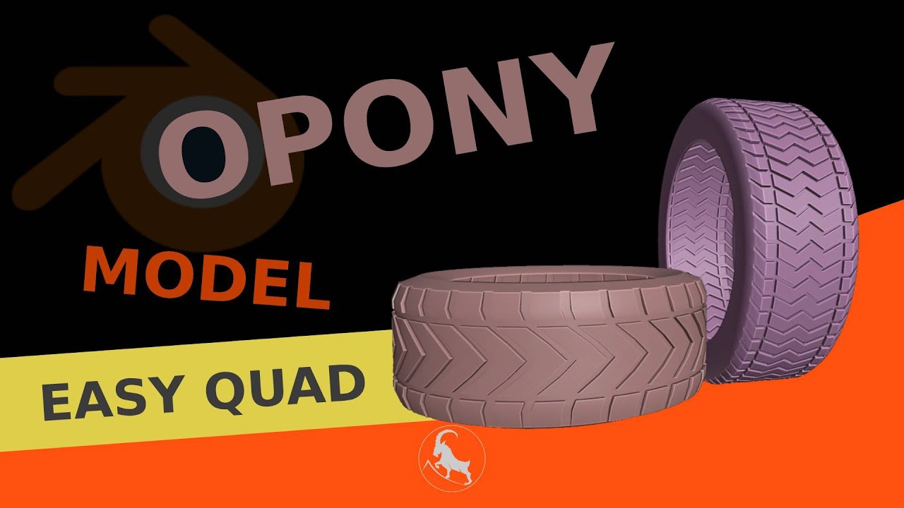 Proste modelowanie opony 3D w Blender