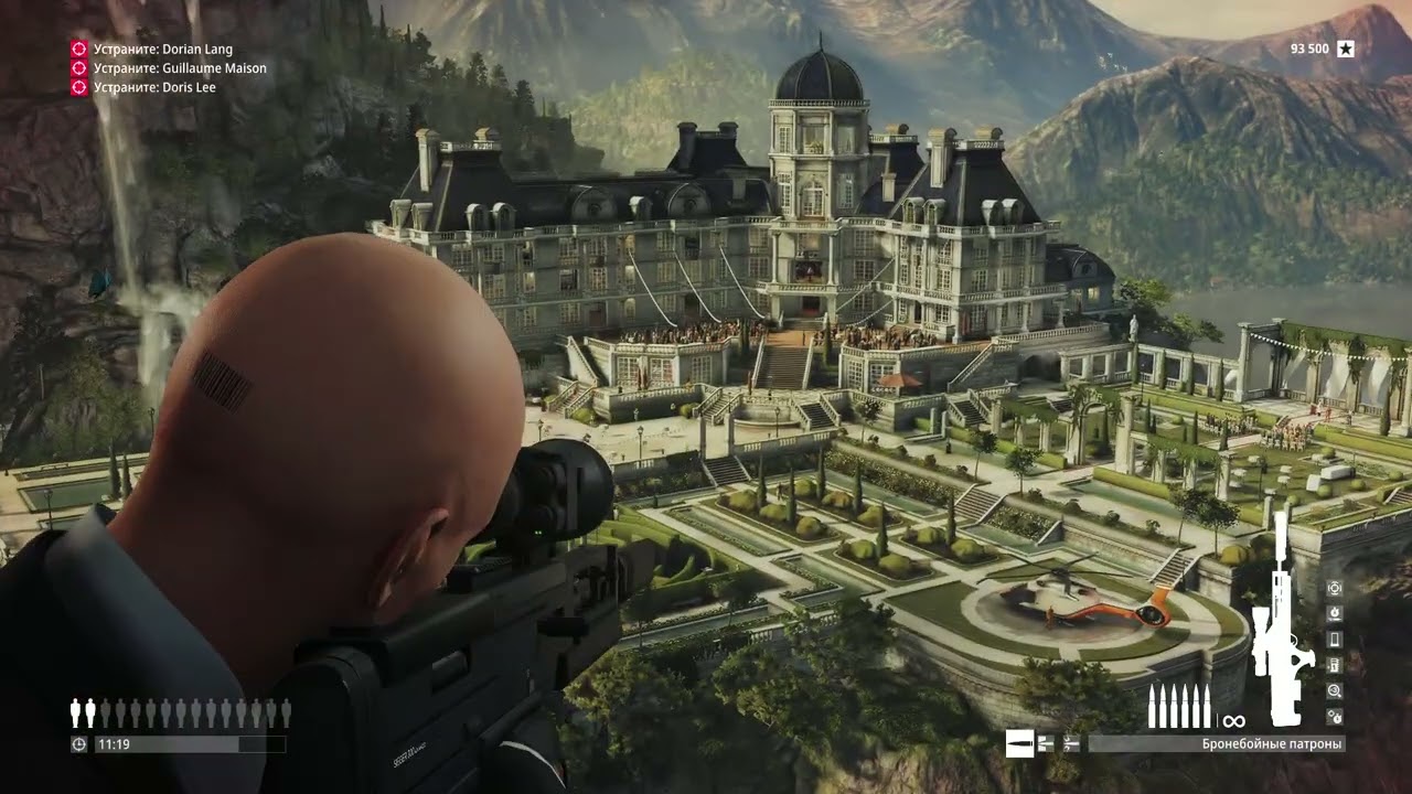 HITMAN 2 - Миссия: The Last Yardbird. Испытание: Безбашенное исполнение.