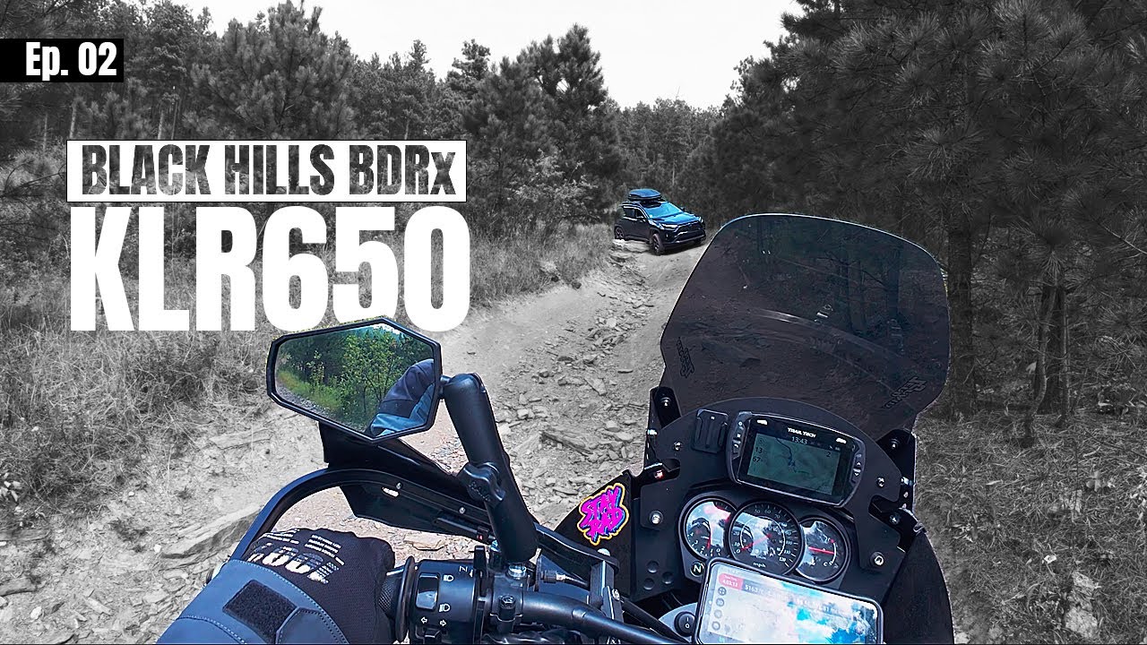 S1E2 Black Hills BDRx | KLR650 | Pushing forward on Section 1