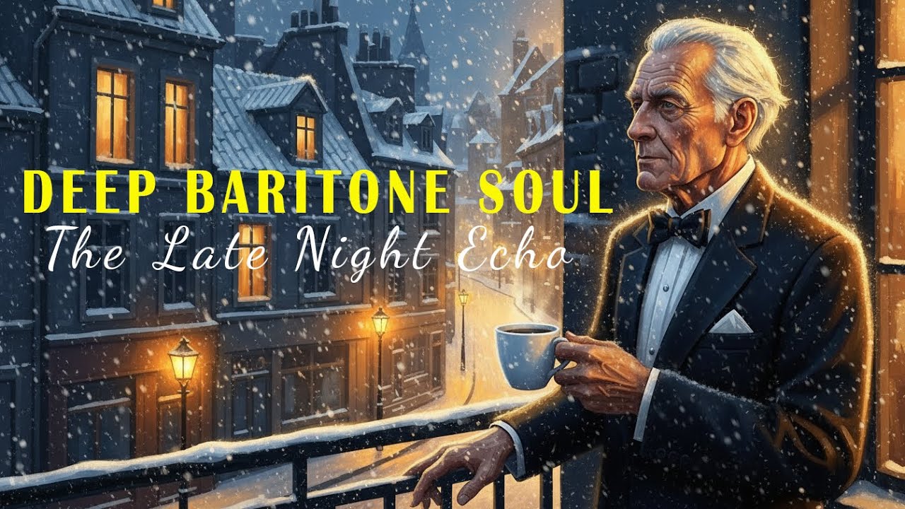 Late Night Rain & Soulful Jazz: A Deep Baritone Journey to Heal the Mind