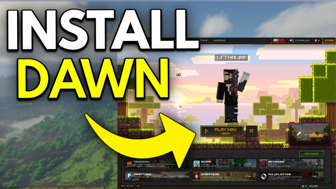 Как скачать и установить Dawn Client для Minecraft (Feather)