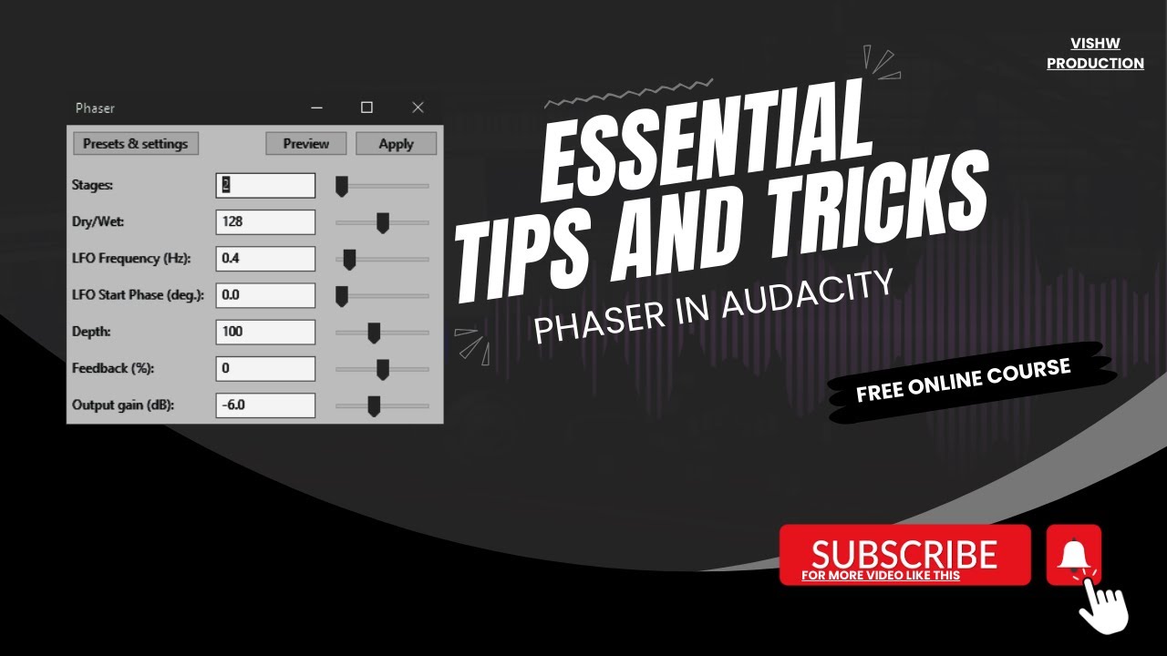 Phaser in audacity