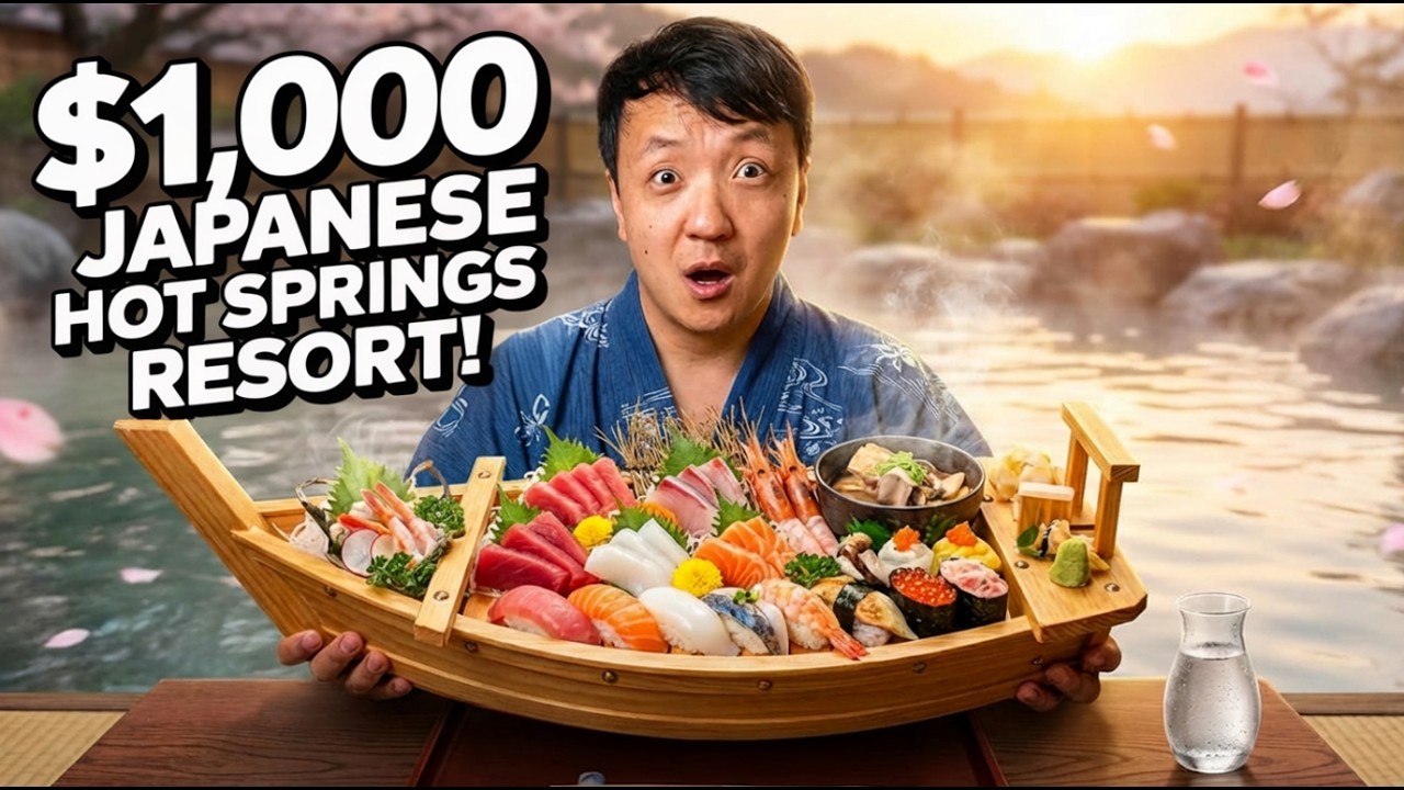 $1,000/Night Traditional Japanese Ryokan HOT SPRINGS Hotel in Japan