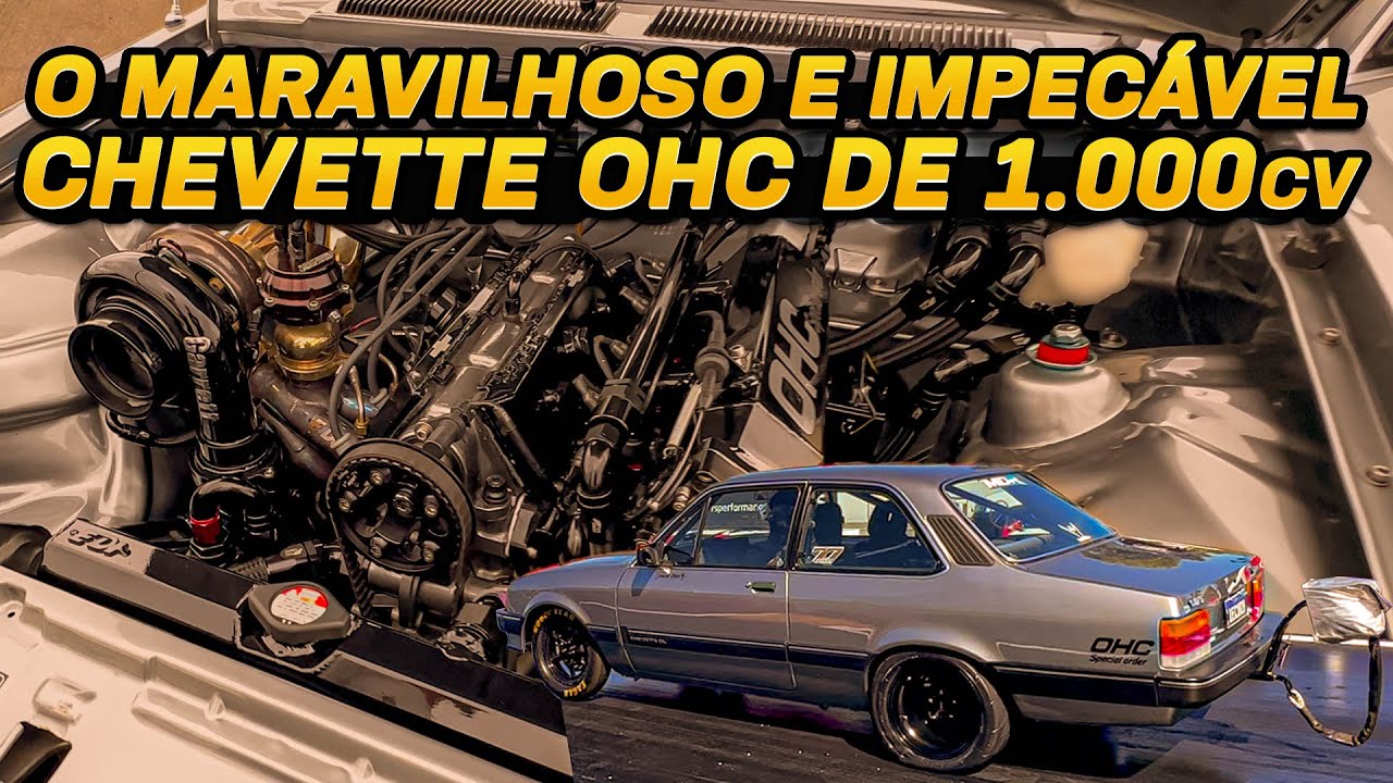 O motor OHC (original do Chevette) mais lindo, impecável e forte que você já viu!