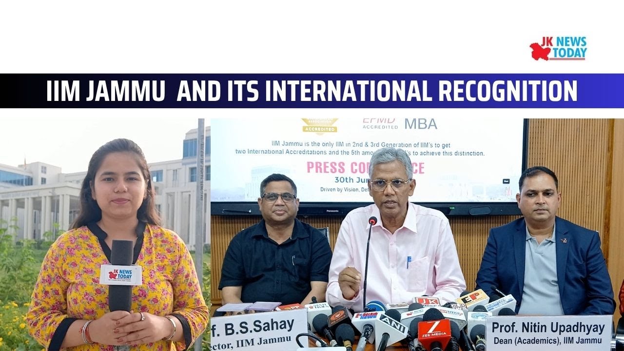 IIM Jammu and its international recognition | JK News Today