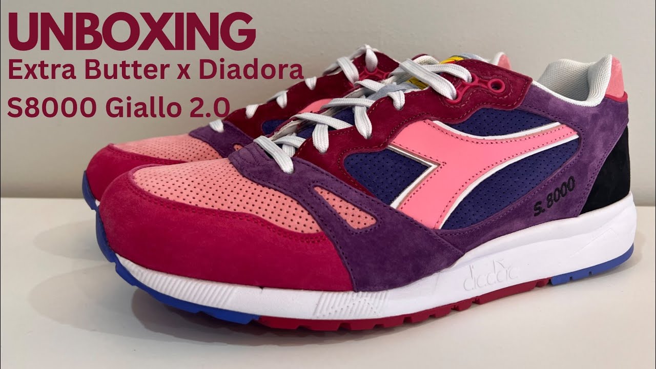 UNBOXING - Extra Butter x Diadora S8000 Giallo 2.0 Review