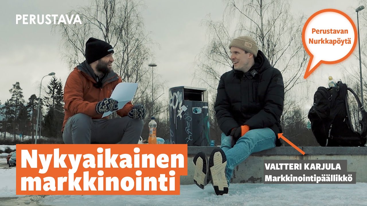 Mit&auml; on markkinointi? | Vieraana Valtteri Karjula | Perustavan Nurkkap&ouml;yt&auml;