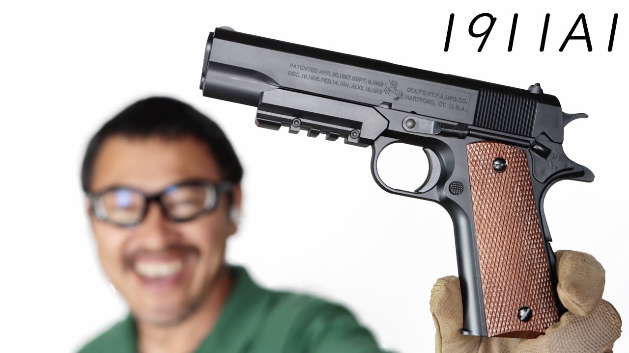 1911A1 スライドストップガバメント クラウン エアコキ エアガンレビュー 2980円 2021年5月新発売