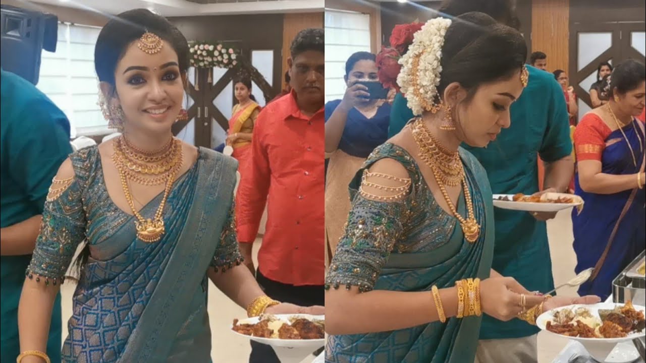 പച്ച സാരിയിൽ അതി സുന്ദരിയായി ആലിസ് | Actress Alice Christy Marriage | Part 3