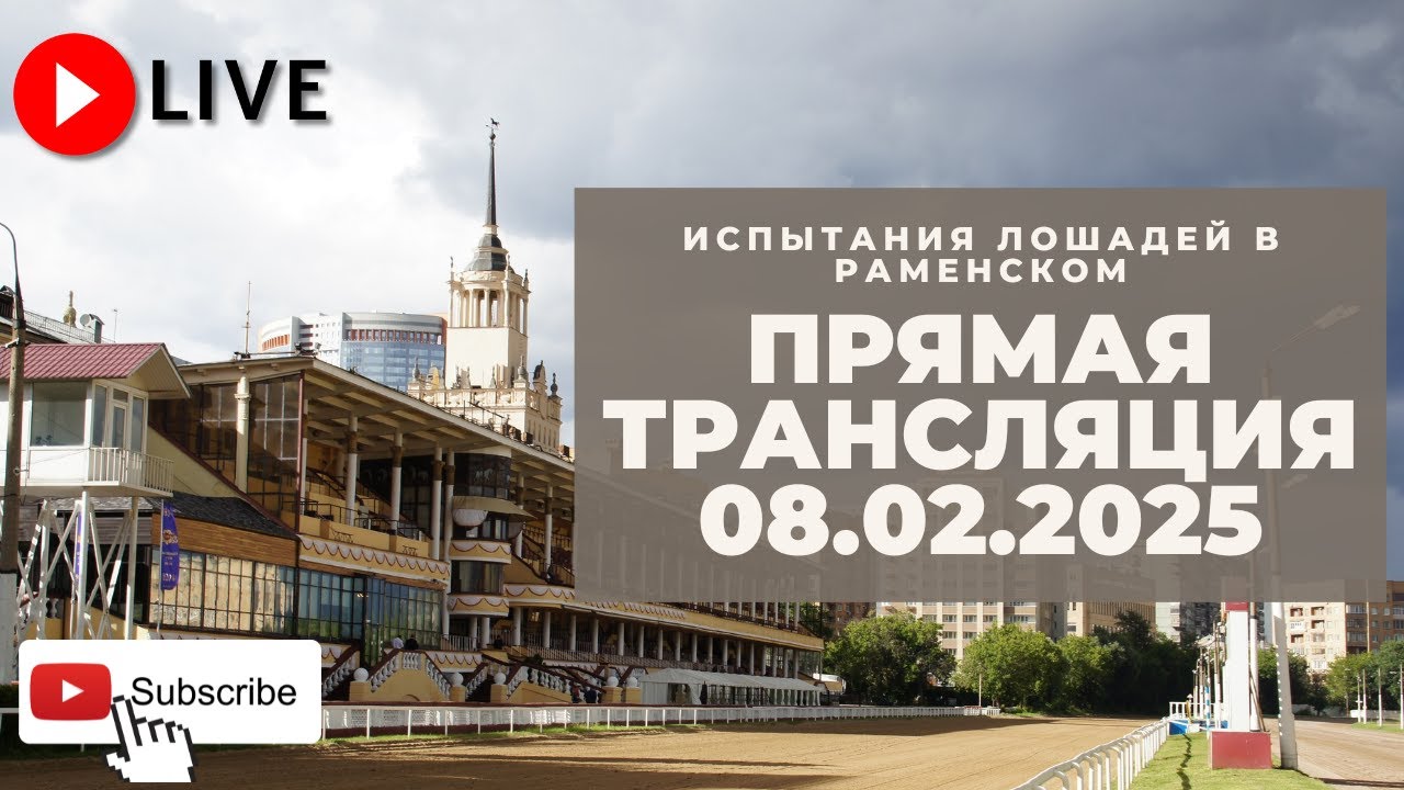 08.02.2025: Прямая трансляция из Раменского.