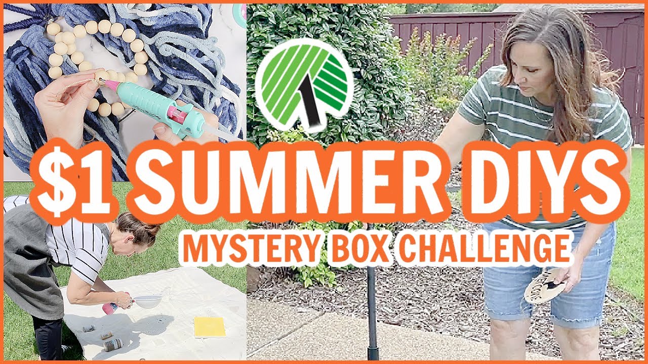 Летние идеи для украшения дома с помощью долларовой ёлки ​​2021! Mystery Box Callenge