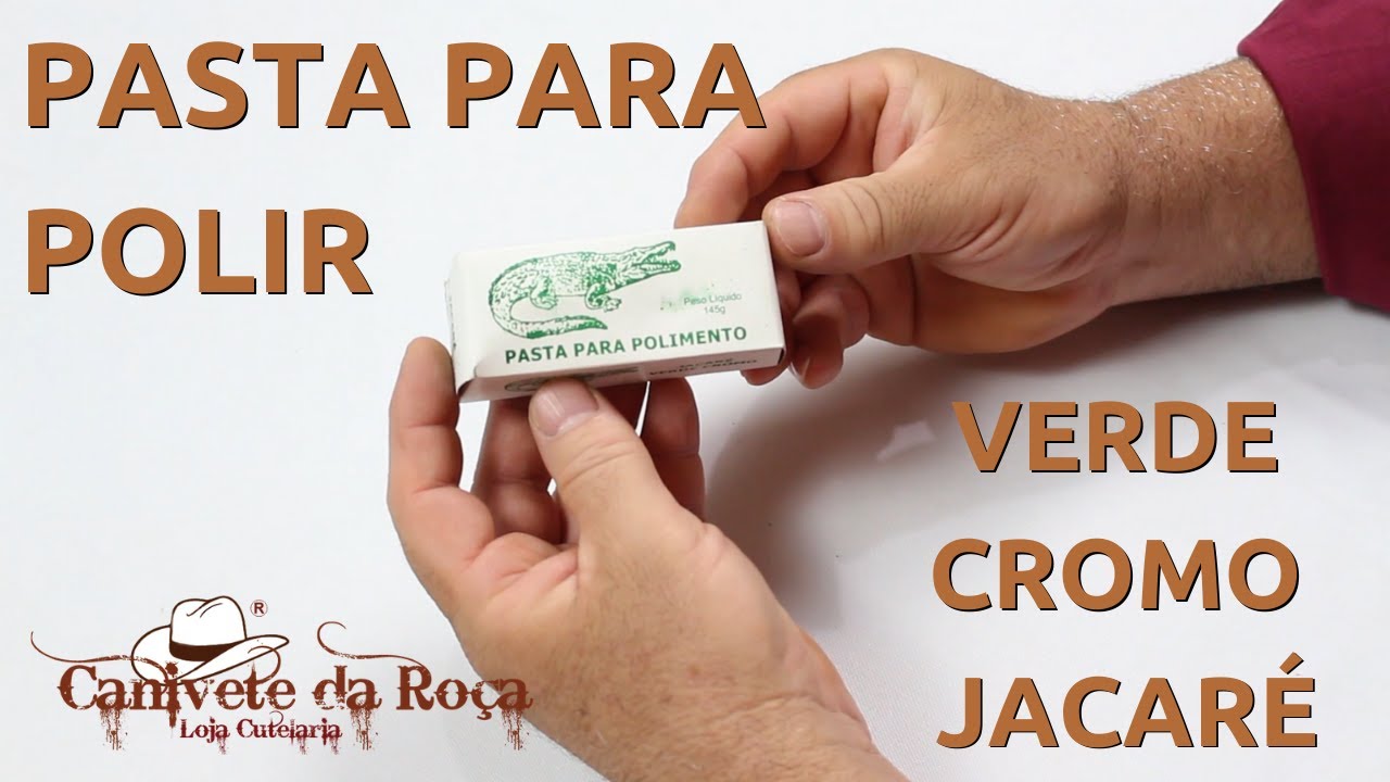 PASTA PARA POLIR VERDE CROMO JACARÉ
