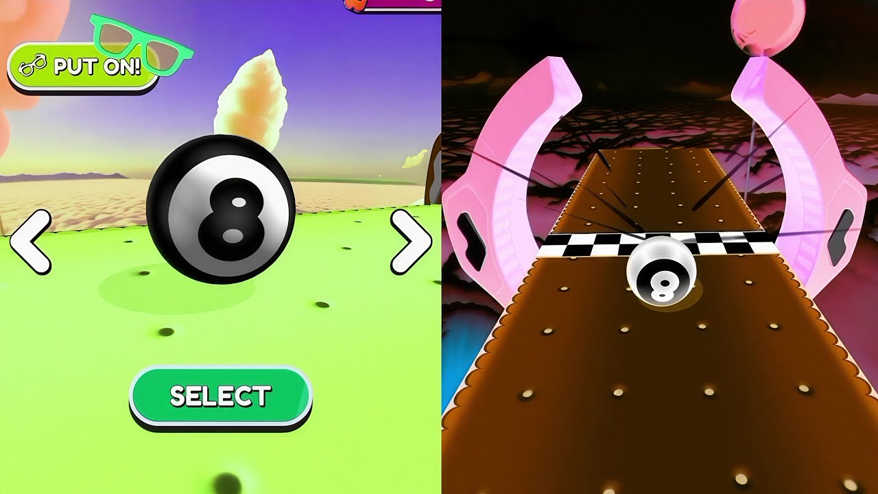 Going Balls Vs Reversed Video Gameplay Super SpeedRun #93