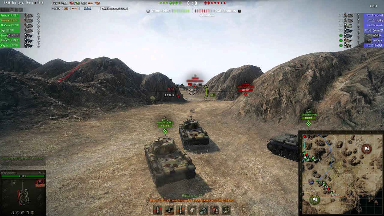 WoT SH 80PRF vs 102ND El Halluf