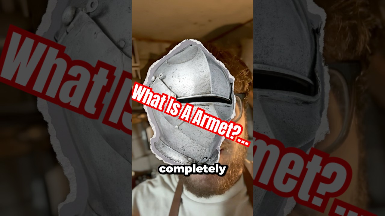 Armet: Italy&rsquo;s Hidden Pivot in Helm Design #armet #medievalarmor #knight #bascinet #Shorts