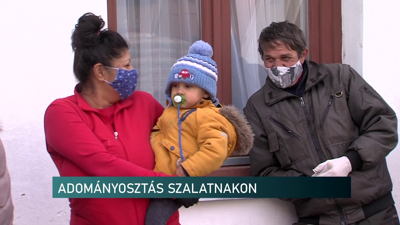 Szalatnaki adományozás - Őri László - Híradó - 2021.01.19.
