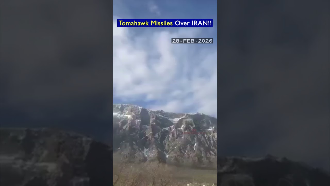 U.S. Tomahawk  Cruise Missiles Spotted flying Over Tehran!!