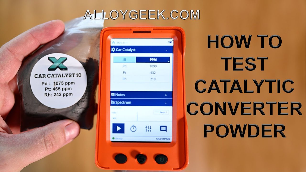 How to test Catalytic Converter Powder with Handheld XRF