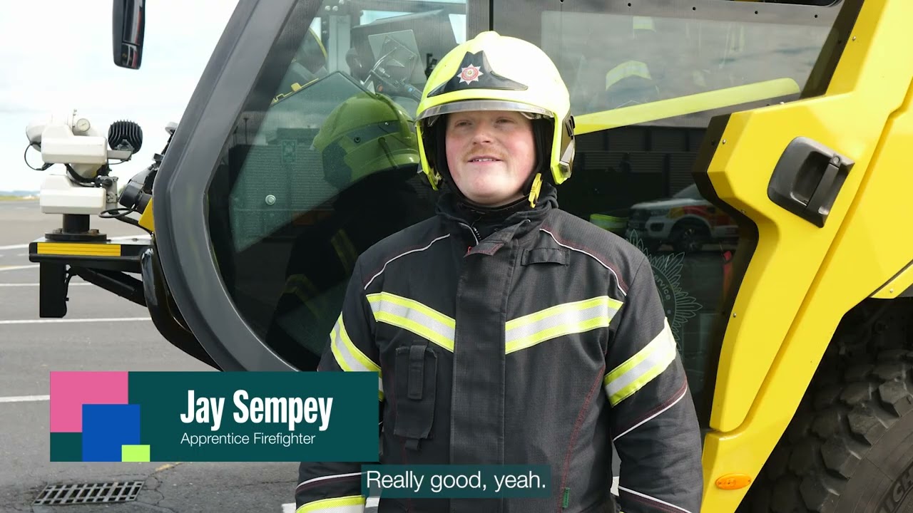 Flying High - Belfast City Airport celebrates newest fire service graduates