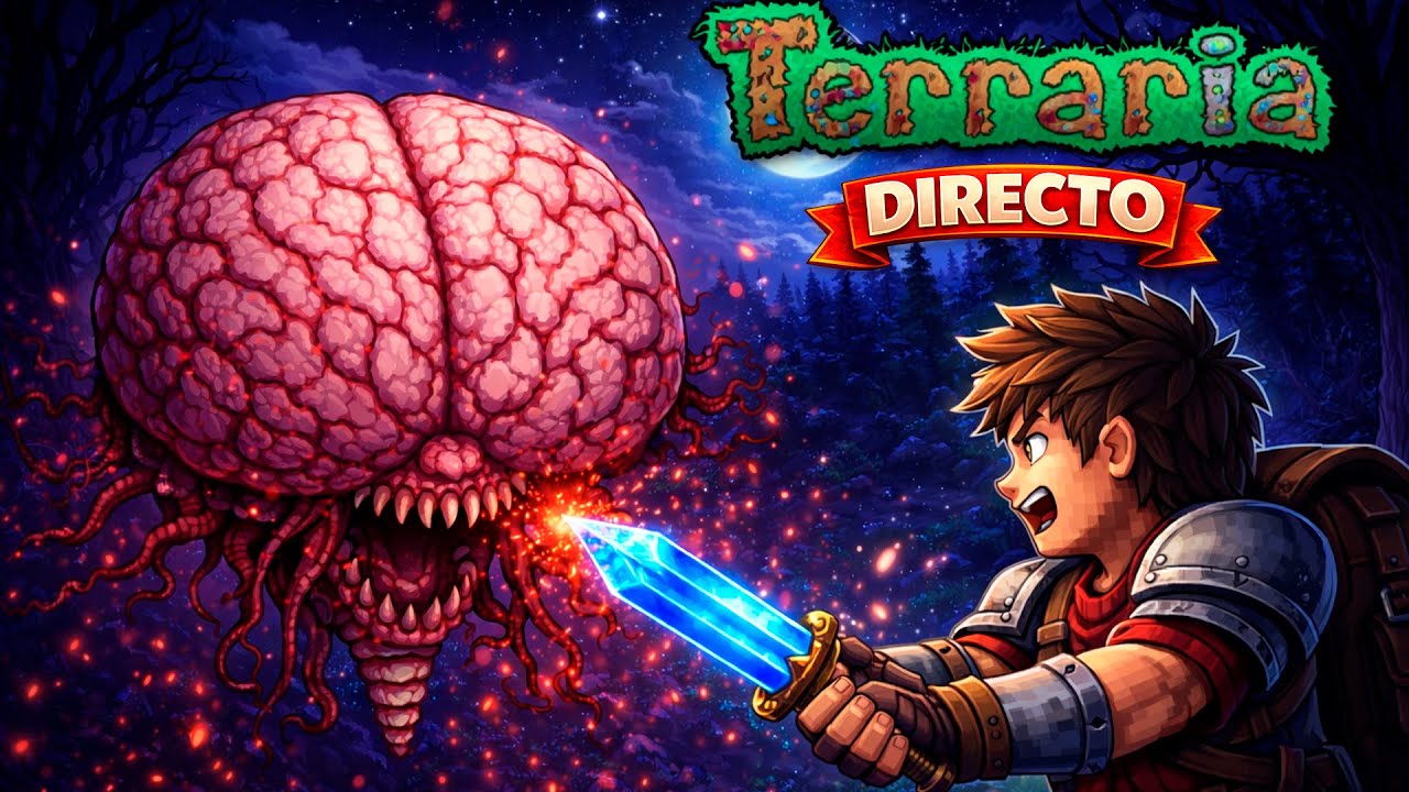 NOS ENFRENTAMOS al CEREBRO de CTHULHU 🌙 | Terraria