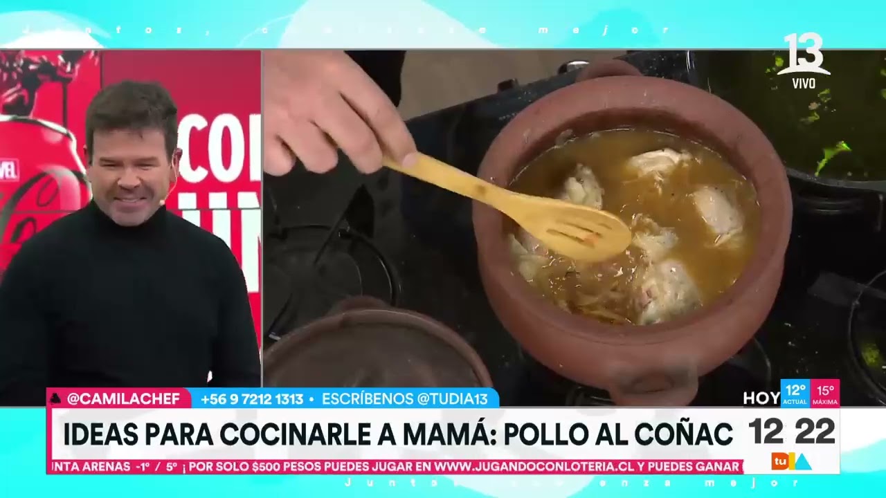 Camila chef enseña a preparar pollo al coñac | Tu Día | Canal 13