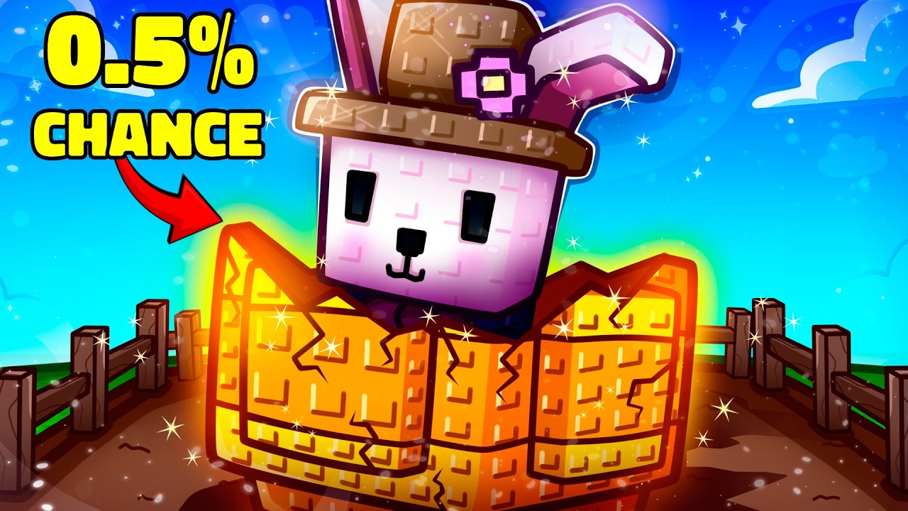 В пасхальном обновлении игры Grow a Garden у меня вылупился САМЫЙ РЕДКИЙ питомец!