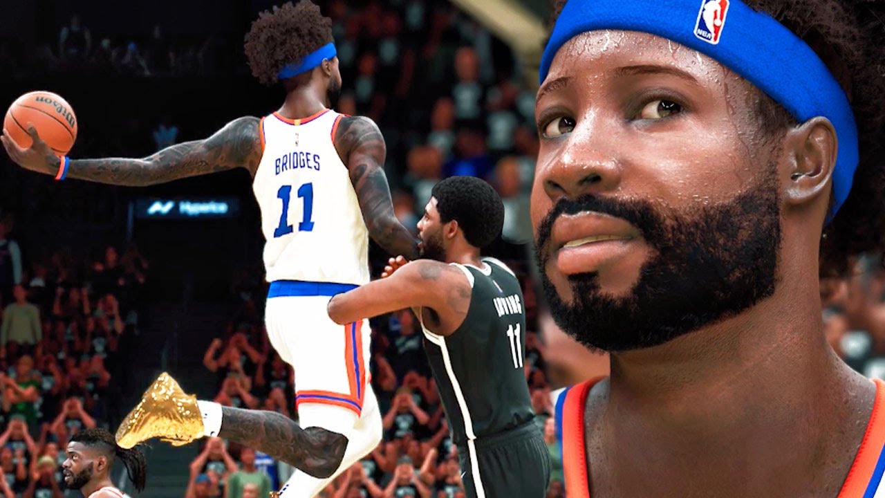 CONTACT DUNK On KYRIE IRVING In PLAYOFFS! NBA 2K22 My Career Next Gen Gameplay
