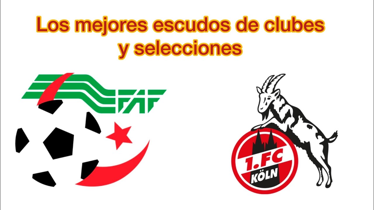 Los mejores ESCUDOS y EMBLEMAS de CLUBES y SELECCIONES del fútbol