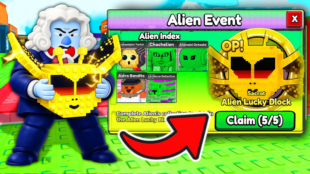 Unlocking EVERY NEW ALIEN SECRET in Be a Lucky Block!
