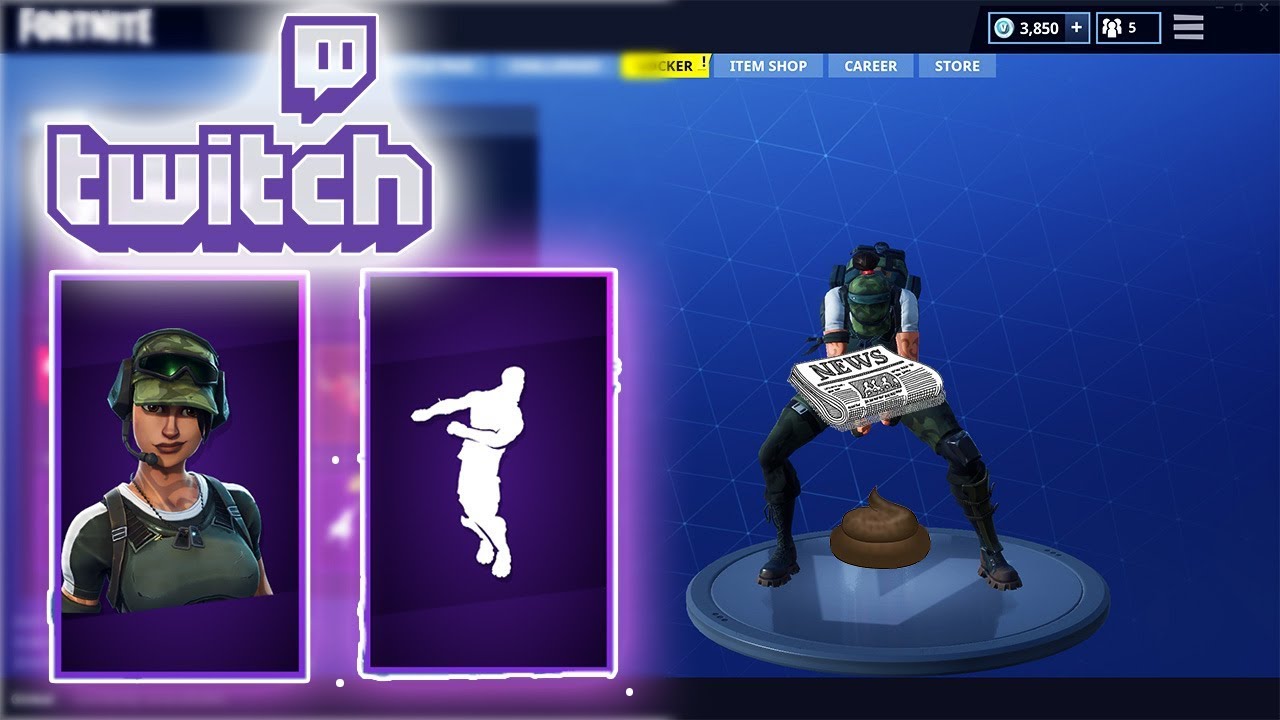 NEW Fortnite Twitch Prime DANCE EMOTE 
